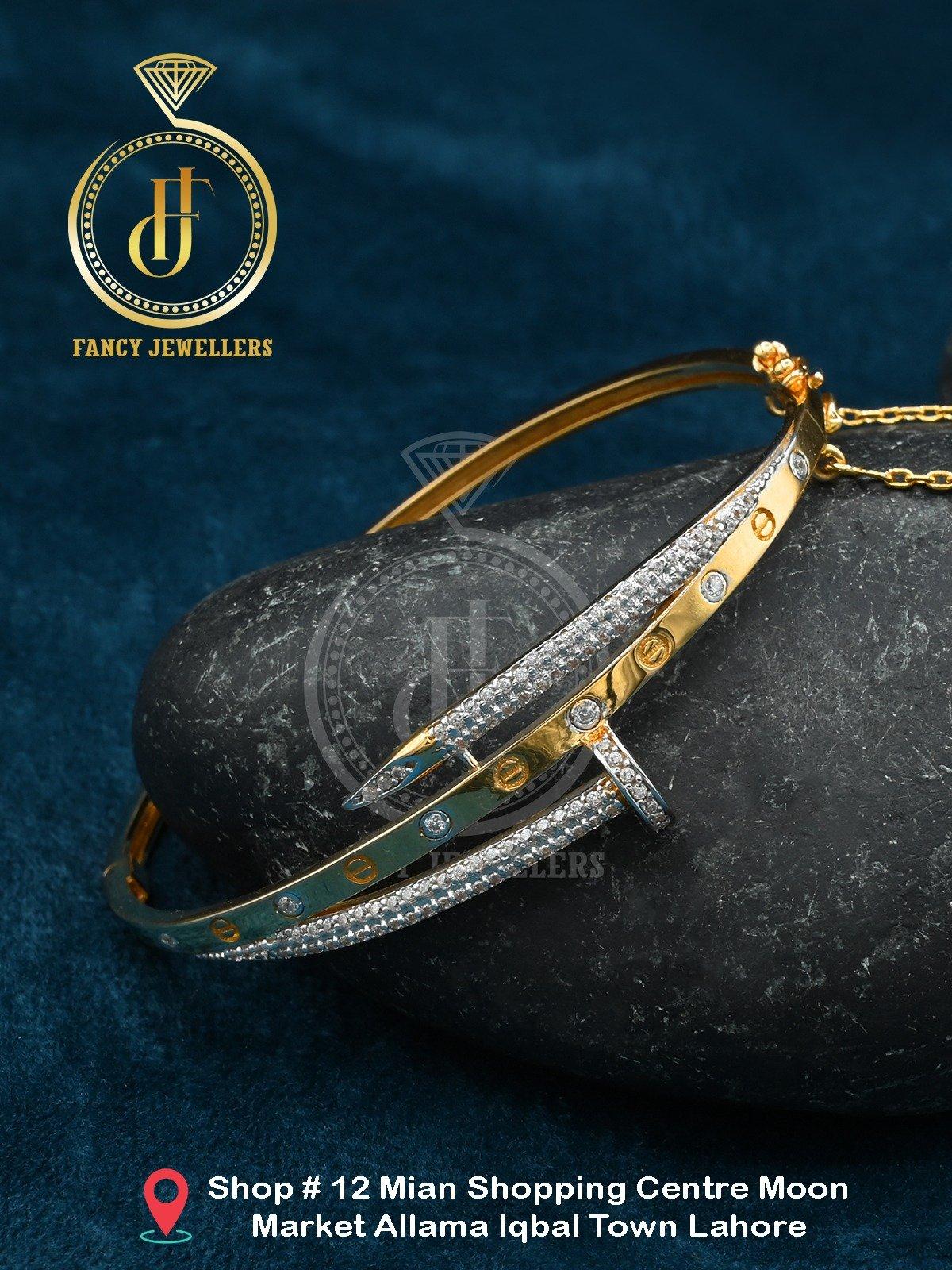 Gold Bracelet Design 001