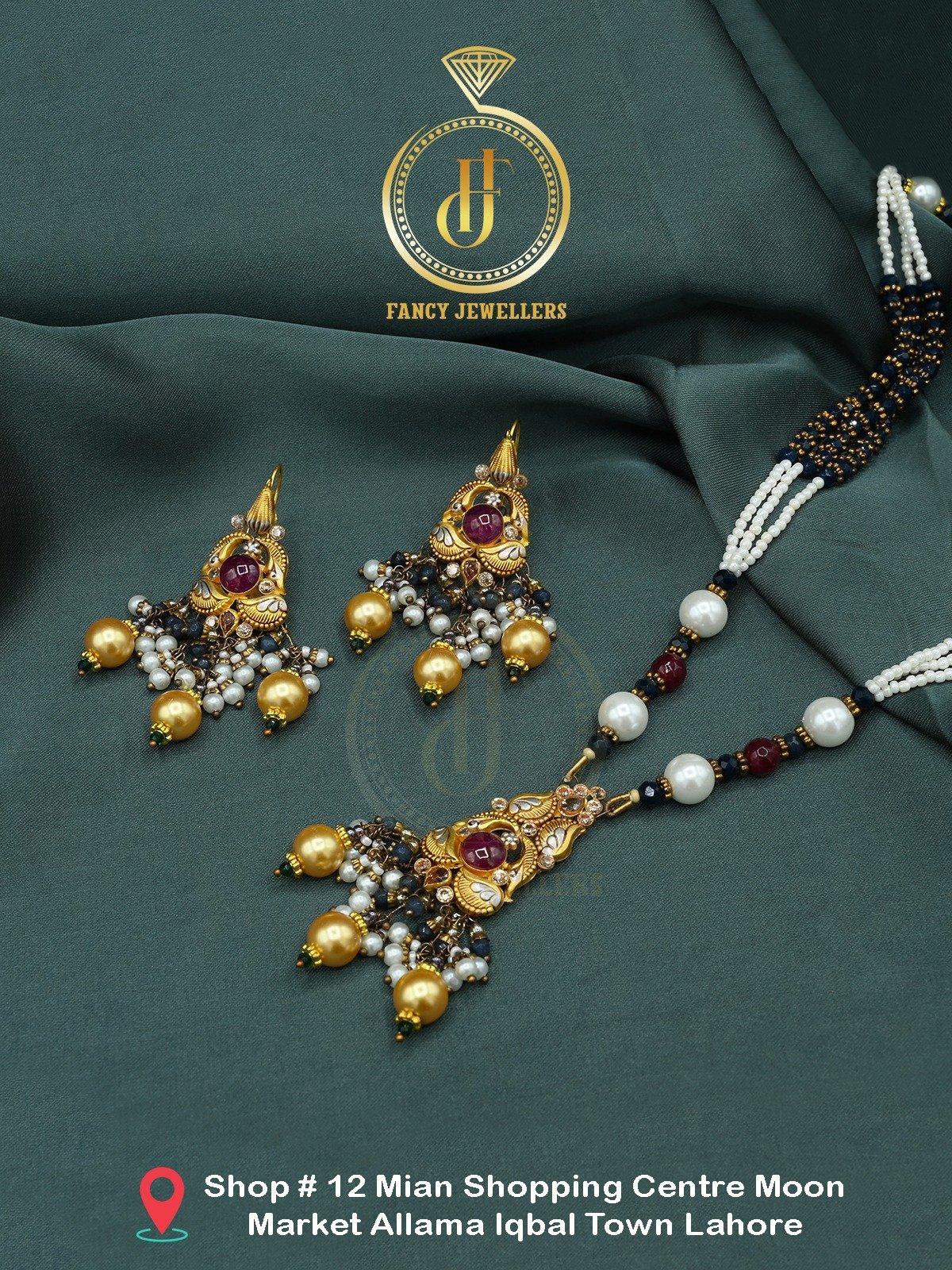 Gold Necklace Design 006